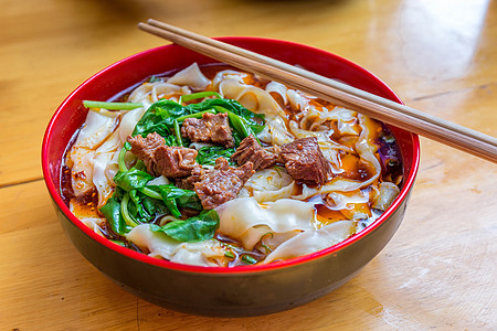 牛肉面美食美味刀削面背景