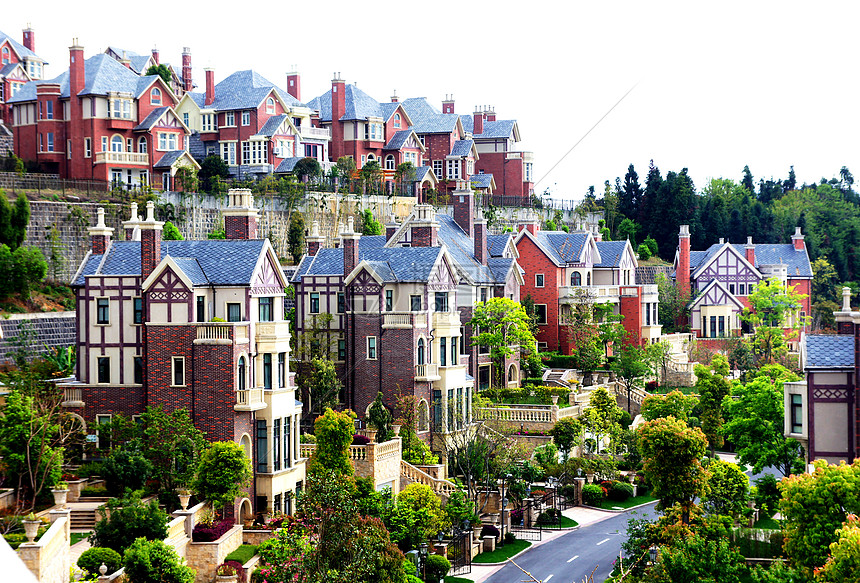 联排别墅群房屋