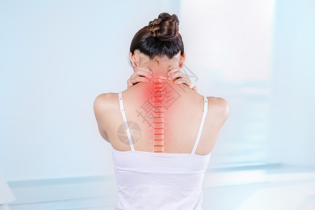 医疗脊椎疼痛关节炎背景图片