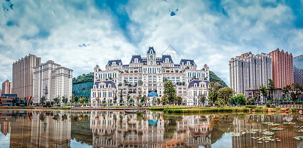 贵阳花果园白宫城堡童话唯美全景图片