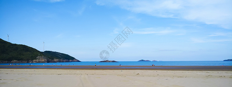 沙滩大海大海海滩背景