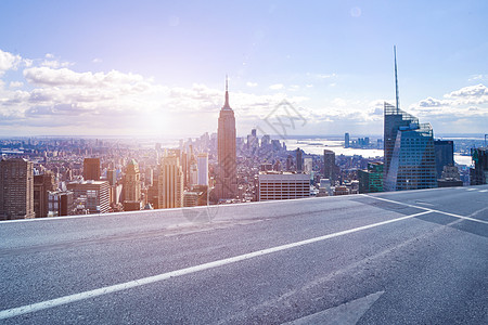 城市公路地面背景图片