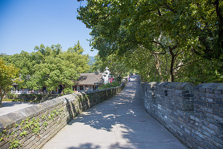 临海长城城墙背景图片