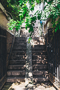 城市动图青岛德国建筑背景