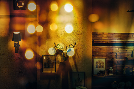 梦幻咖啡馆抽象欧式高清图片