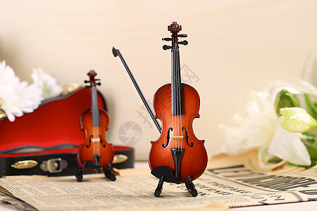 小提琴背景图片