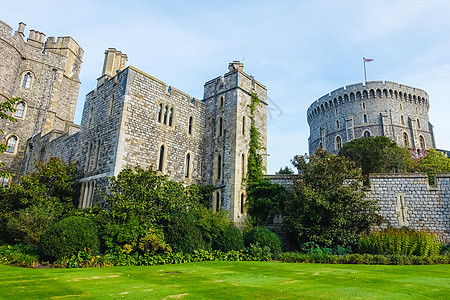 古堡群建筑英国古堡背景