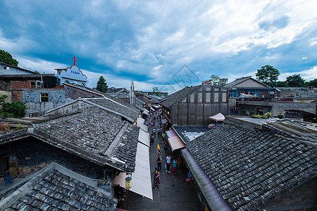 贵州省贵阳市青岩古镇风景自然美高清图片素材