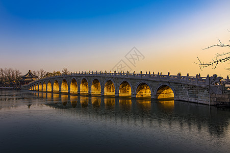 日照十七孔桥图片