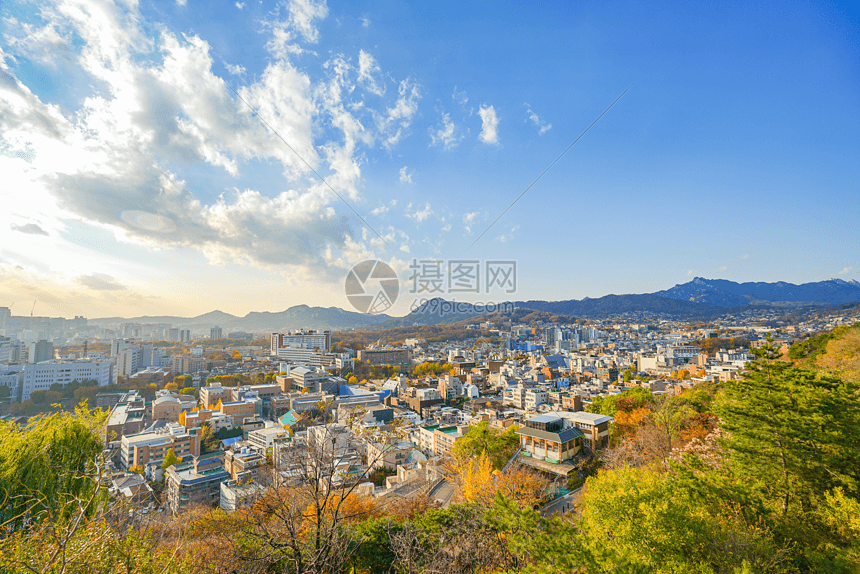 首尔城市风景图片