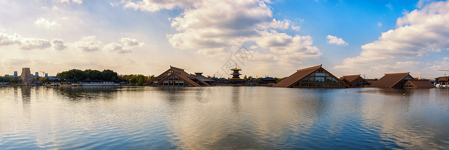 上海松江广富林全景图片