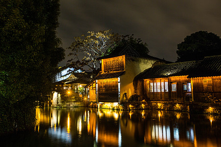 乌镇夜景图片