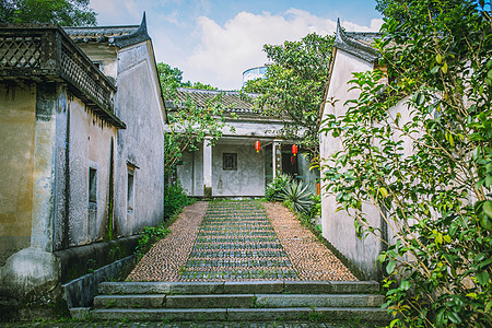 中式老房子老房子背景