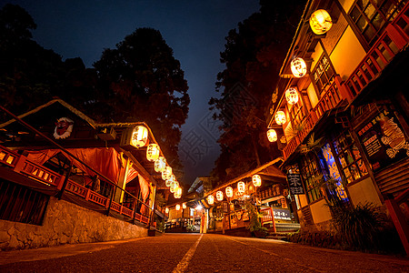 台湾景点台湾台中妖怪村背景