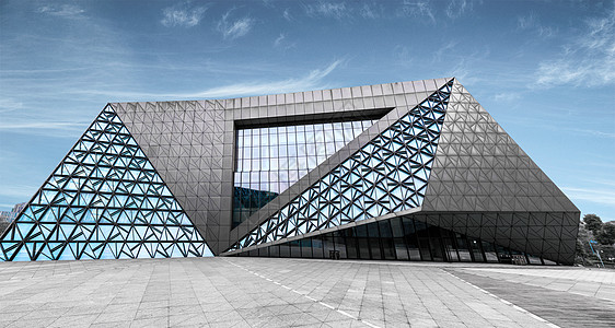 重庆璧山艺术中心建筑特写图片