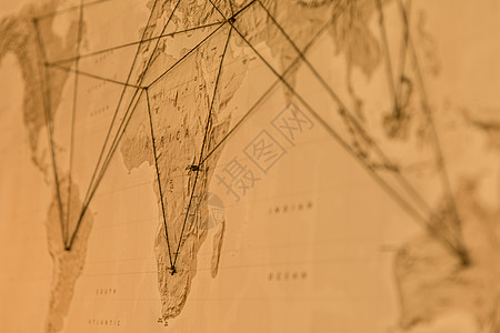 世界旅游地图世界地图局部特写背景