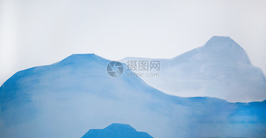 水彩青山背景素材高清图片下载 正版图片 摄图网 水彩青山背景素材高清图片下载 正版图片 摄图网