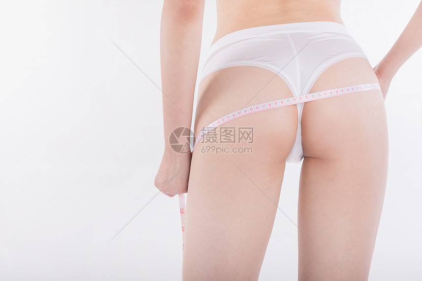 美容形体臀部测量图片