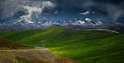 雪山草甸图片