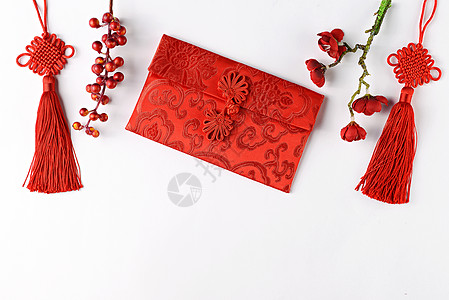 红纸背景素材中国年红包题材背景