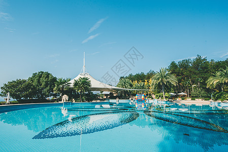 泳池度假酒店图片