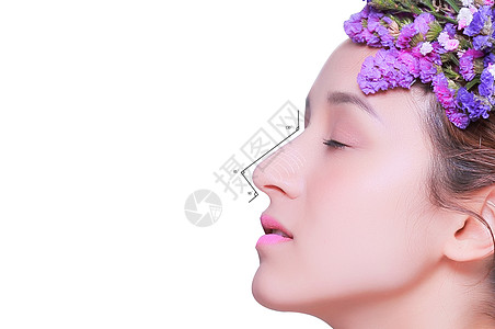 女性性感隆鼻整形设计图片