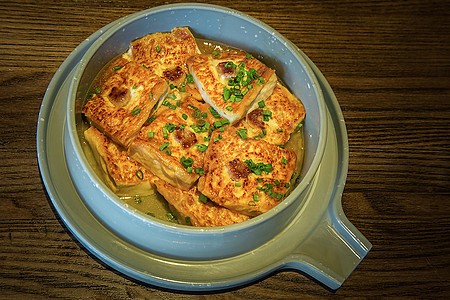 豆腐煲美味饭菜高清图片