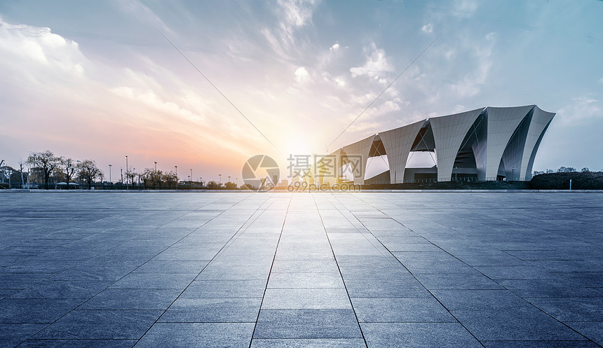 城市建筑地面背景图片