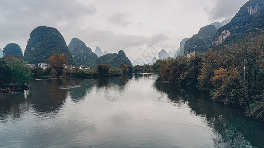 广西桂林山水背景图片