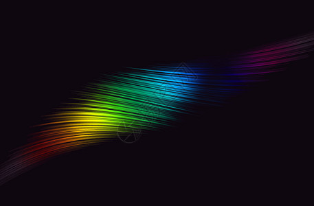 科技光效线条七色光绘背景