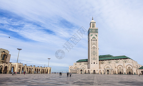 哈桑二世清真寺背景图片