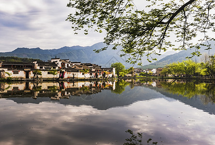 苏堤春晓春晓宏村背景