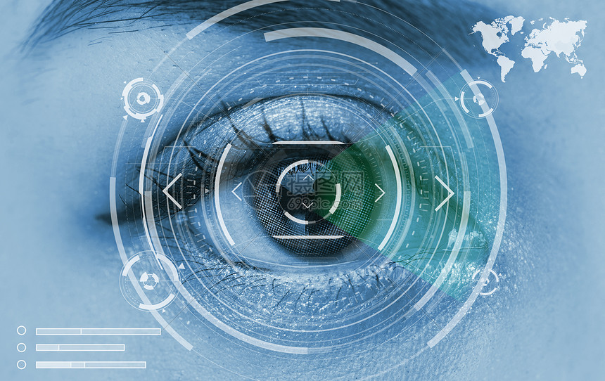 眼睛扫描技术图片