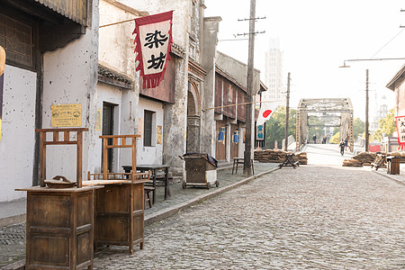 上海车墩影视基地街道环境图片