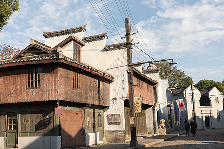 上海车墩影视基地街道环境图片