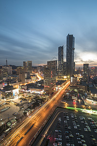 现代城市夜景高清图片