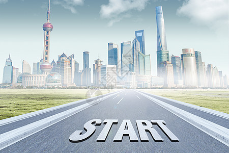 START开始唯美高速公路汽车图片