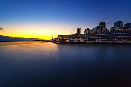 洛杉矶城市风光美国洛杉矶港口背景