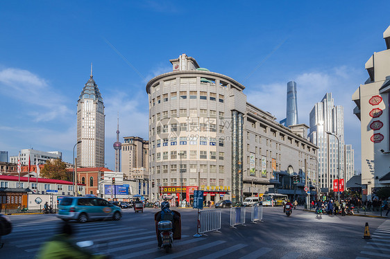 上海马路与建筑图片