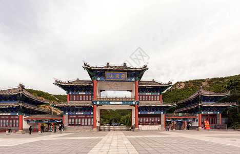 辽宁朝阳朝阳凤凰山景区背景