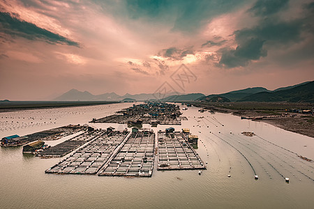 霞浦日落风景高清图片素材