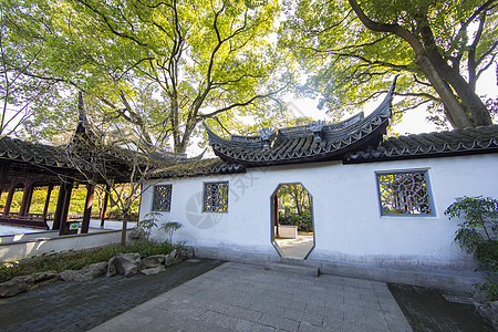 徽派建筑中国元素古建筑背景