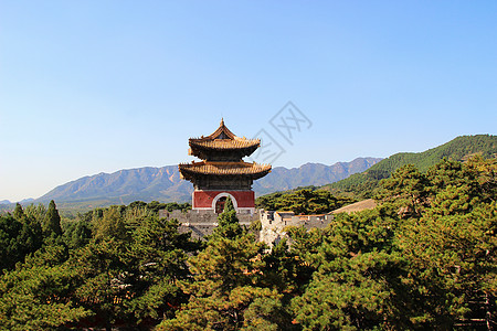 风水宝地河北唐山清东陵背景