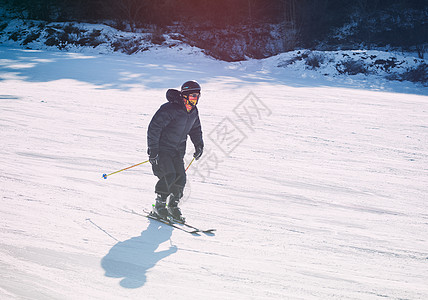 冬季运动冬季滑雪运动背景
