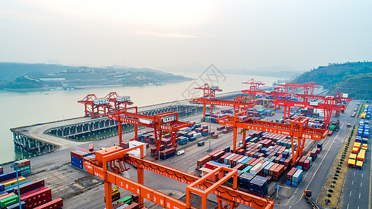 港口运输背景图片