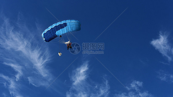 高空跳伞图片