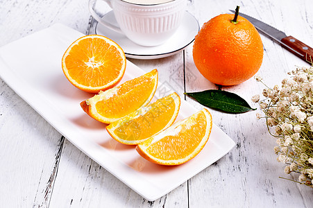 水果底纹橙子背景