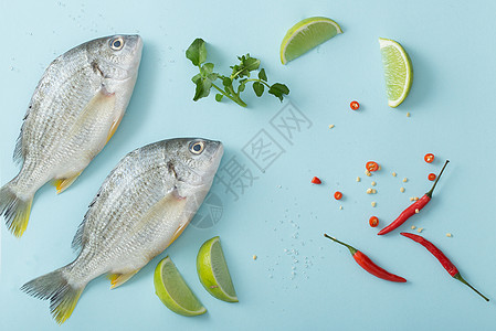 生鲜鱼美食鲻鱼高清图片