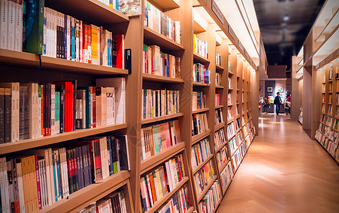 书店书架立体书架高清图片