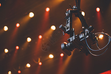 灯光舞台素材演唱会现场的摄像机背景